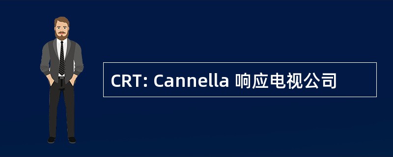 CRT: Cannella 响应电视公司