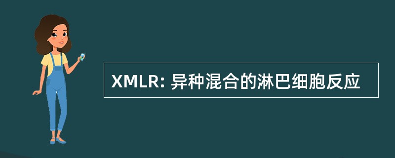 XMLR: 异种混合的淋巴细胞反应