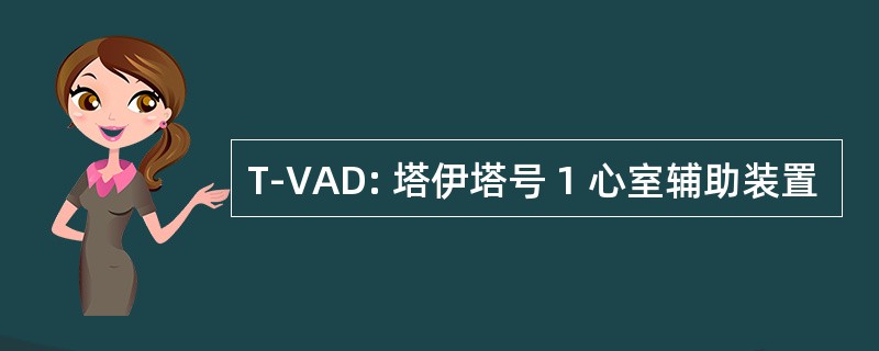 T-VAD: 塔伊塔号 1 心室辅助装置