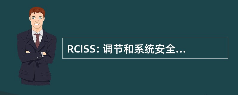 RCISS: 调节和系统安全认证基础设施