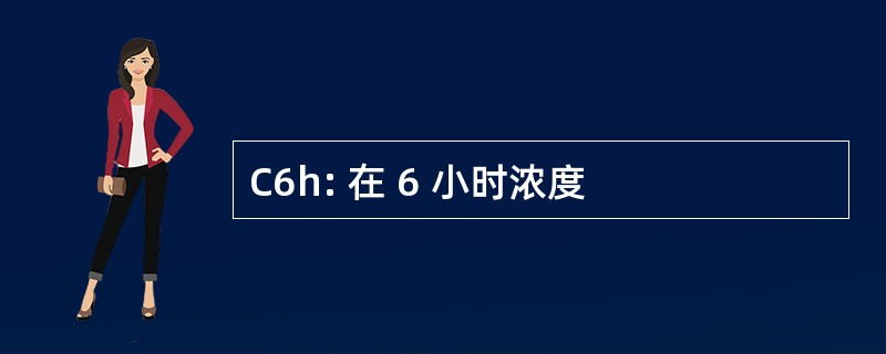 C6h: 在 6 小时浓度