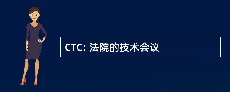 CTC: 法院的技术会议