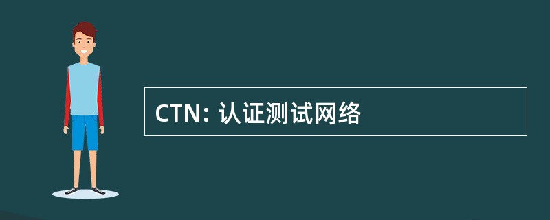 CTN: 认证测试网络