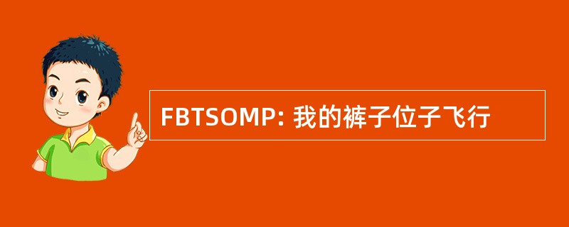 FBTSOMP: 我的裤子位子飞行