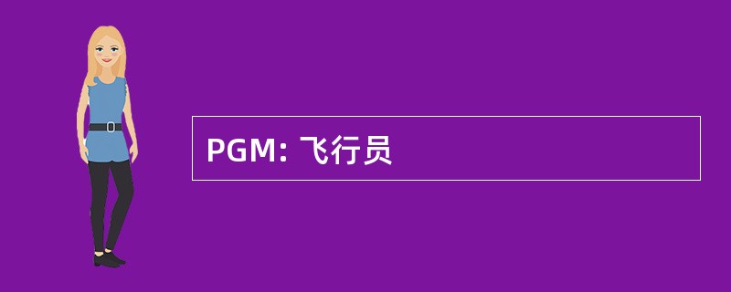 PGM: 飞行员