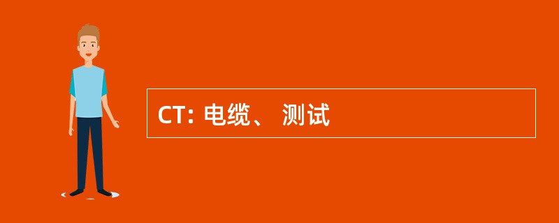 CT: 电缆、 测试