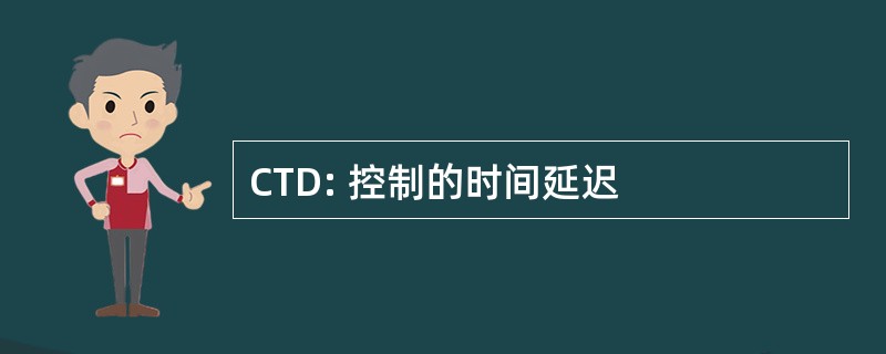 CTD: 控制的时间延迟