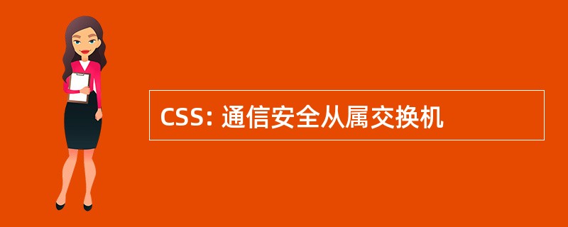 CSS: 通信安全从属交换机