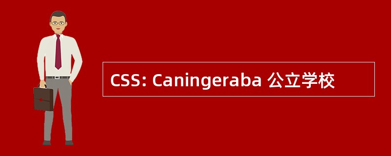 CSS: Caningeraba 公立学校