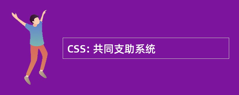 CSS: 共同支助系统