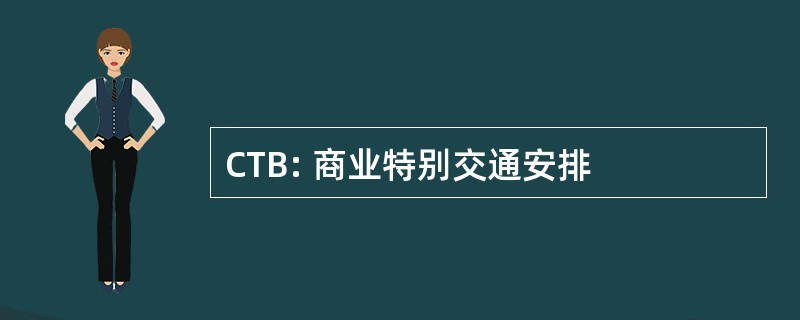 CTB: 商业特别交通安排