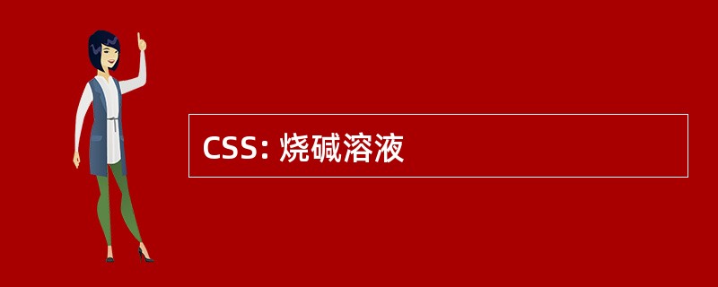 CSS: 烧碱溶液