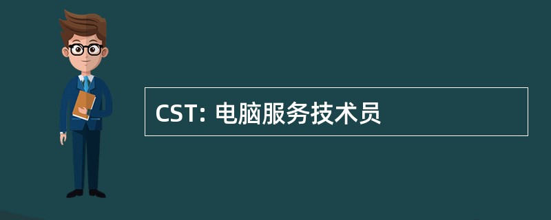 CST: 电脑服务技术员