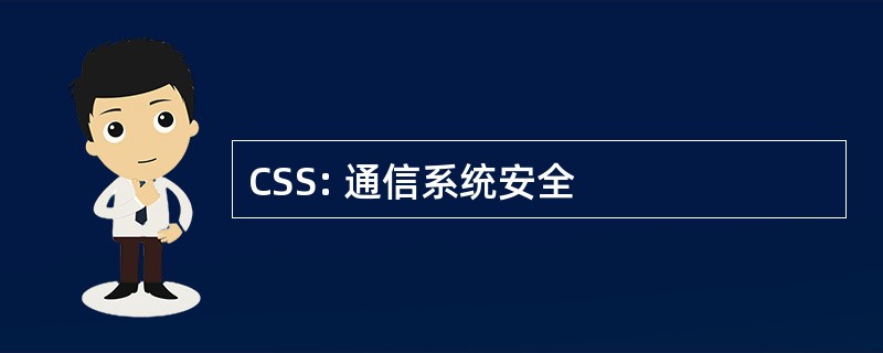 CSS: 通信系统安全