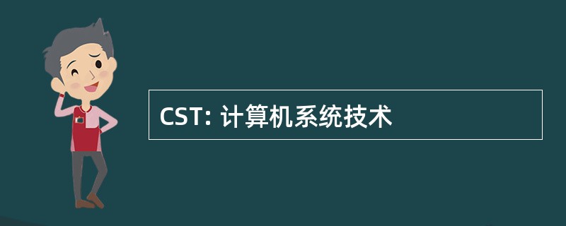 CST: 计算机系统技术