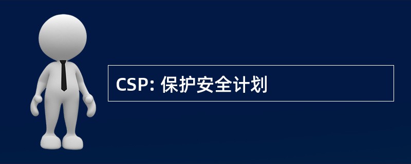 CSP: 保护安全计划