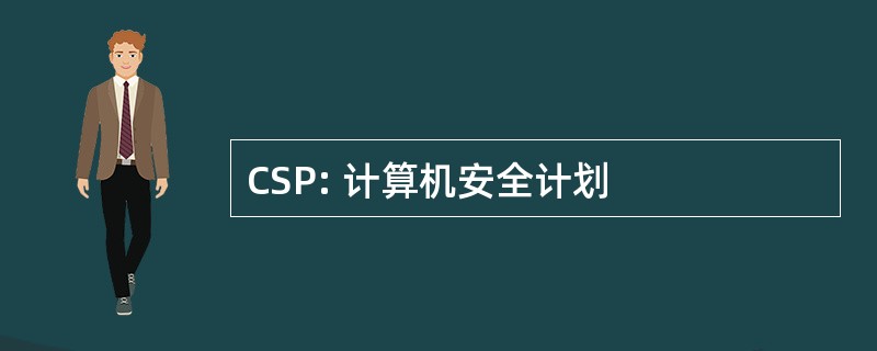 CSP: 计算机安全计划