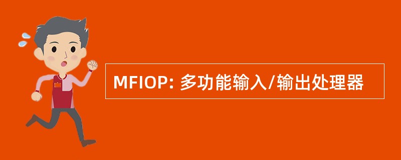 MFIOP: 多功能输入/输出处理器