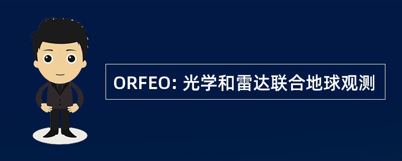 ORFEO: 光学和雷达联合地球观测