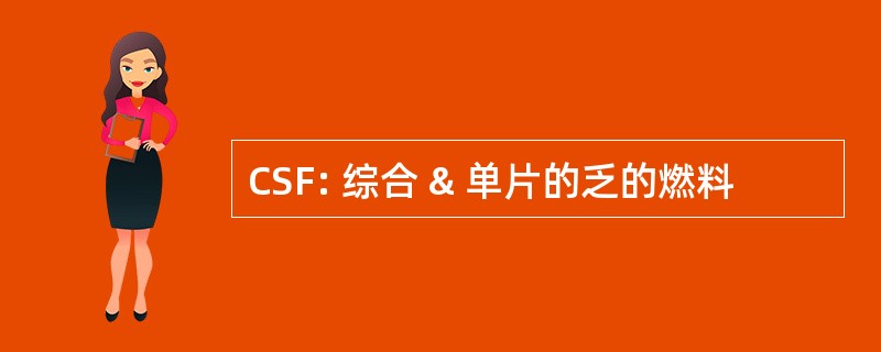 CSF: 综合 & 单片的乏的燃料