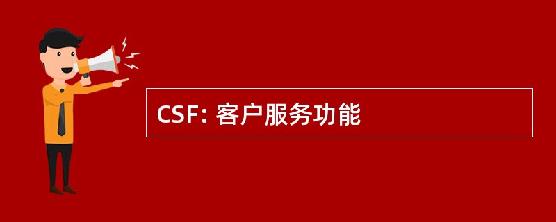 CSF: 客户服务功能