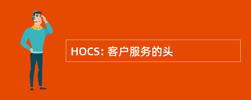 HOCS: 客户服务的头