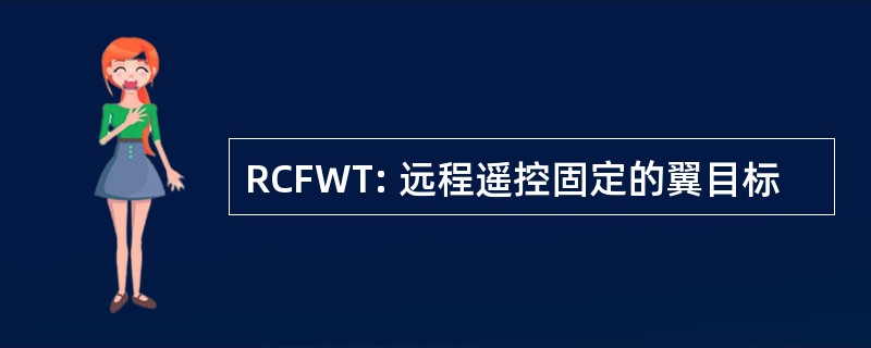 RCFWT: 远程遥控固定的翼目标