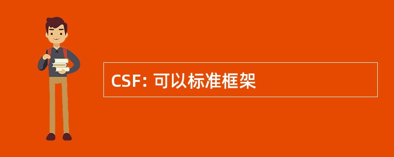 CSF: 可以标准框架