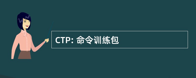 CTP: 命令训练包