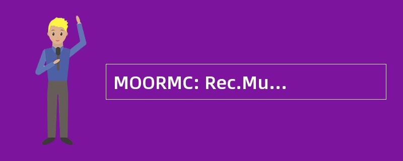 MOORMC: Rec.Music.Christian 修道院顺序