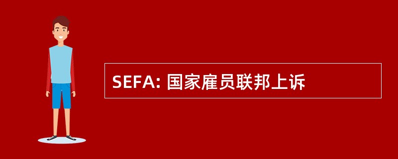 SEFA: 国家雇员联邦上诉