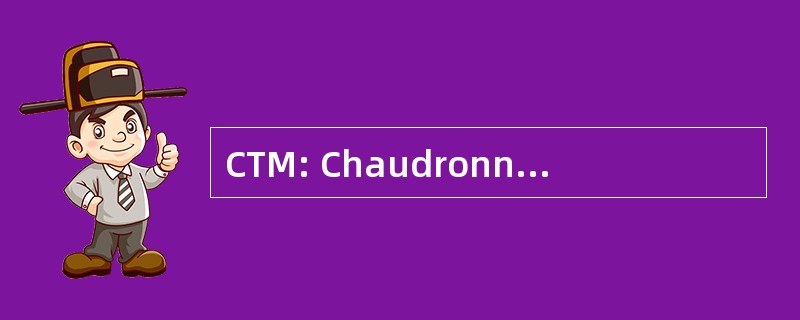 CTM: Chaudronnerie TÃ´lerie des 穆利诺