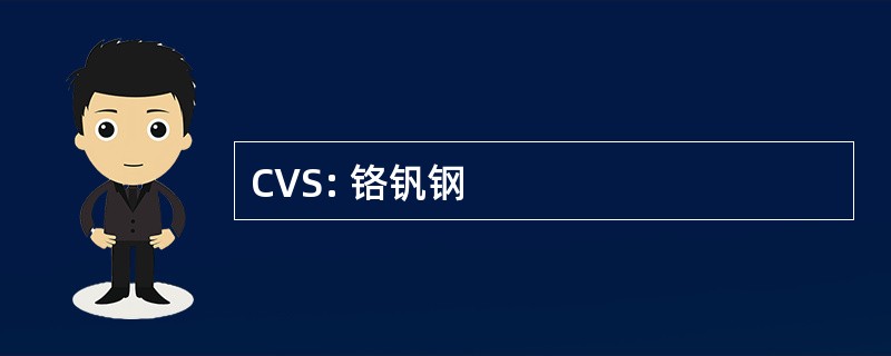 CVS: 铬钒钢