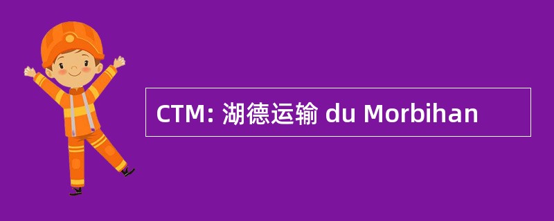 CTM: 湖德运输 du Morbihan