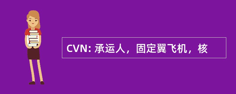 CVN: 承运人，固定翼飞机，核