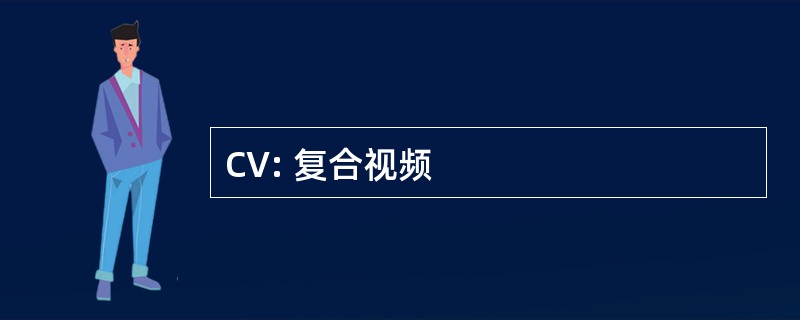 CV: 复合视频