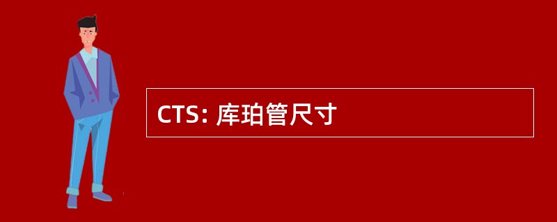 CTS: 库珀管尺寸