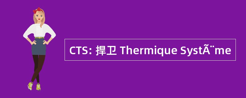 CTS: 捍卫 Thermique SystÃ¨me