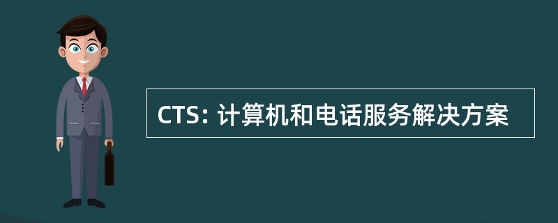 CTS: 计算机和电话服务解决方案