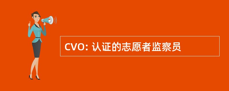 CVO: 认证的志愿者监察员