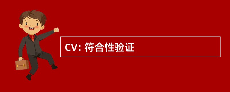 CV: 符合性验证