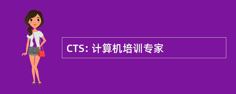 CTS: 计算机培训专家