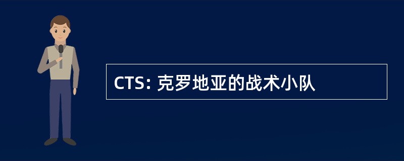 CTS: 克罗地亚的战术小队