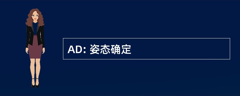 AD: 姿态确定