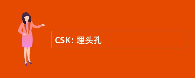 CSK: 埋头孔