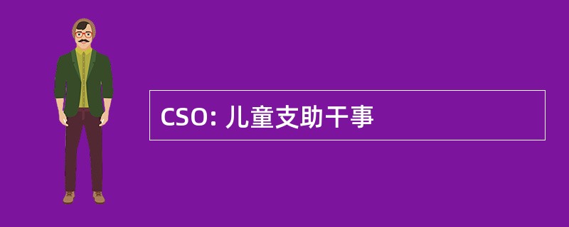 CSO: 儿童支助干事