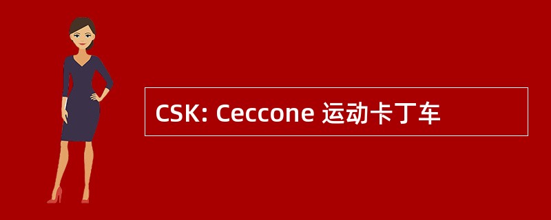 CSK: Ceccone 运动卡丁车