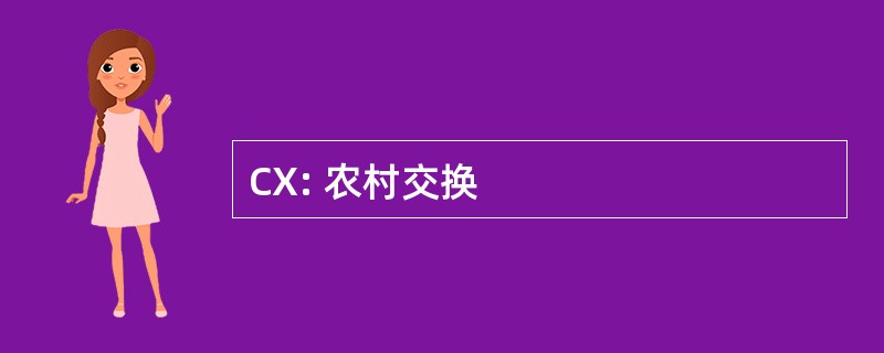 CX: 农村交换