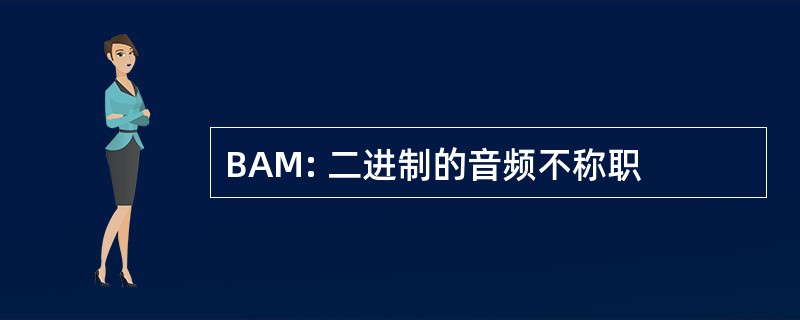 BAM: 二进制的音频不称职