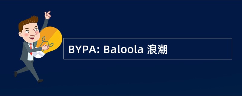 BYPA: Baloola 浪潮